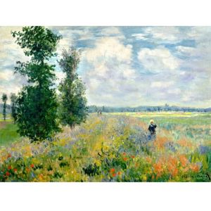 Bandai | Tranh Tô Màu Theo Số DIY Claude Monet Cánh Đồng Hoa Anh Túc Trên Vải Bố Dành Cho Người Lớn Người Mới Bắt Đầu Tranh Nghệ Thuật Trường Phái Ấn Tượng Trang Trí Nhà Cửa Quà Tặng