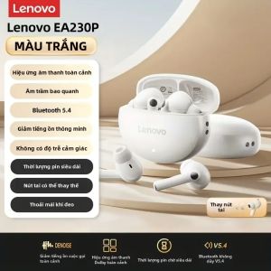 Lenovo | Tai Nghe Không Dây Lenovo EA230P Giảm Tiếng Ồn Độ Trễ Thấp Tai Nghe Chơi Game Trong Tai HD Có Bluetooth Chờ Lâu