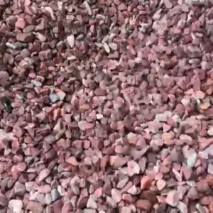TKL - Red Colour Jade Bean Pebbles <1.2kg> 铺面小红石