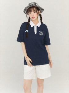 Gbiaior | Spring/Summer New Design Short Sleeve Polo Shirt Casual Collar Letter Print