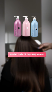 Dầu gội Kumano Salon Link 1000ml cho tóc uồn tóc nhuộm giúp nuôi dưỡng mái tóc khỏe mạnh ống mượt và bồng bềnh hơn