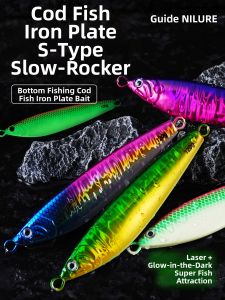 Nilure | Glow In The Dark Slow Jigging S-Shaped Saltwater Fishing Lure