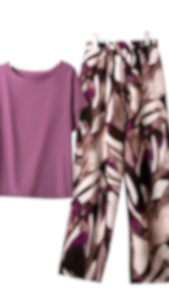 Casual Co-Ords RC Fashion Set Outfit - Fashion Womens Set  Summer Outfit RE Clothing Floral Print (RUST21SET)