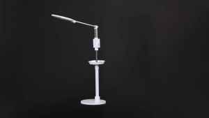 Adjustable floor standing lamp beauty eyelash lamp nail beauty eyelash beauty eyebrow tattoo cold light shadowless semi-permanent charging