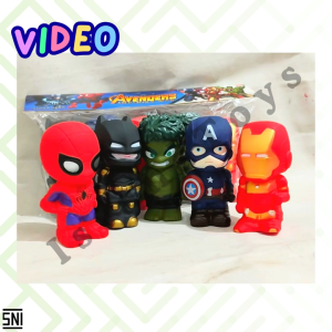 ID Mainan Avenger Figure Vynil isi 5pcs No.595B-1