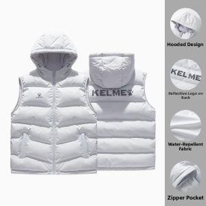 Kelme | Thickened Cotton Mens Sports Vest For Football Training Running Winter