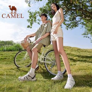 Camel Mens Breathable Mesh Upper Hiking Shoes Non-slip Durable Hiking Shoes