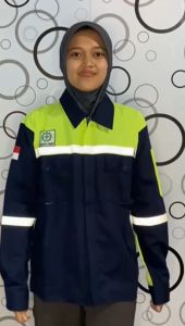 Wearpack Safety Seragam Kerja Kemeja Atasan Warna Dongker Oren, Coklat Susu, & Biru Telur Asin