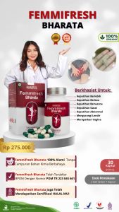 Femmifresh Bharata Obat Keputihan Berlebih Abnormal | Keputihan Berwarna Bau Tidak Sedap & Gatal