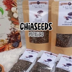 CHIASEED CHIASEEDS MEXICO / BIJI CHIA uk. Pouch 100% REMPAH ALAMI ORGANIK ORIGINAL KUALITAS PREMIUM