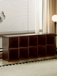 YONGJUE | Giá Sách Gỗ Đa Tầng Màu Walnut Sẫm