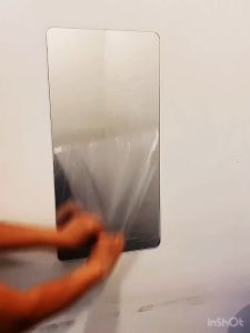 MIRRORKU Cermin Dinding Akrilik HD 40cm x 100cm Mudah Pasang Tahan Pecah Cermin Kaca Cermin DIY untuk Bilik Tamu Bilik Mandi