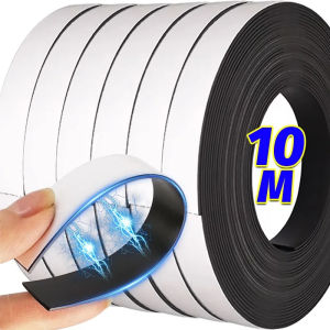 【XZxinzhan】10M Strong Magnetic Tape Self Adhesive Magnetic Strips Flexible Tapes for Home Office DIY Photos Poster Fixed Rubber Magnets