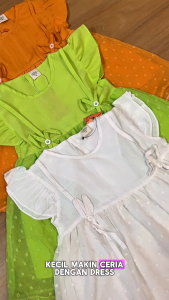 Little Esquina Clara Dress anak perempuan lengan Pendek kode LE2069