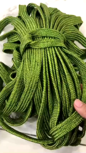 Cuộn Dây Dù Dài 45M Sợi Đan Kép Dày Bản 15 x 3mm