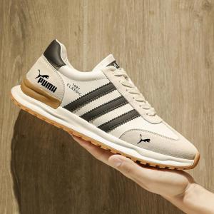 Comfortable Low-Top Mens Running Shoes Spring Autumn New Style Soft Bottom Fashionable Casual Sports Shoes Luxury Trendy Board Shoes