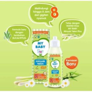My Baby Minyak Telon Plus Eucalyptus Lavender Long Protection Kemasan 30 ml / 60 ml / 90 ml / 150 ml