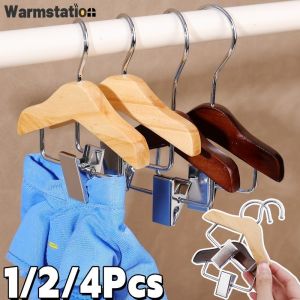 ที่แขวนไม้ขนาดเล็ก1-4ชิ้นสำหรับแขวนในเสื้อผ้าสำหรับสัตว์เลี้ยงราวตากที่แขวนเสื้อผ้าขนาดเล็กไม้แขวนเสื้อผ้าไม้แขวนสัตว์เลี้ยงขนาดเล็กสำหรับแมวและสุนัข