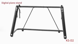 KAWES Rak Keyboard Berbentuk U Rak Keyboard dengan Tali Pengunci Rak Keyboard Piano Tahan Lama untuk 88 Tombol 76 Tombol dan 61 Tombol