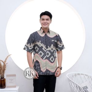 KEMEJA BATIK PRIA LENGAN PENDEK HARGA MURAH COD