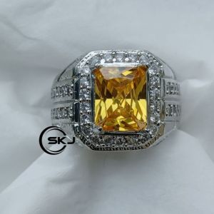 CINCIN BATU YELLOW TOPAS CUTTING KOTAK MINIMALIS