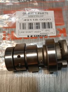 ORIGINAL CAMSHAFT ASSEMBLY KAWASAKI BARAKO 175 49118-0020 MADE IN THAILAND GENUINE