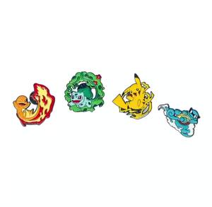 Takara Tomy | Pokemon Pikachu Anime Metal Badge Squirrel New Brooch Badge Jewelry Student Backpack Decoration Gift