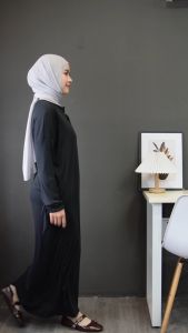 Mybamus Naila Knit Batwing Dress Gamis Lebaran 2025 Viral