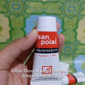 Obat Dempul Untuk Campuran Dempul sanpolac 25Gr = 1pcs