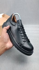 SHID Sepatu Formal Pantofel Kerja Casual Pria - Gusion Hitam