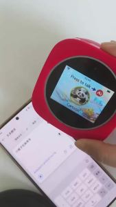 AI Printer 2inch AI Smart Voice Print Photo Maker Mini Digital Display Printer for Kids Children Gifts for Android iOS