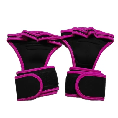 Anti-skid Half Finger Weightlifting Gloves Fitness Wrist Protector Bodybuilding Exercise Musculation Gym Sport Gloves Long Strap