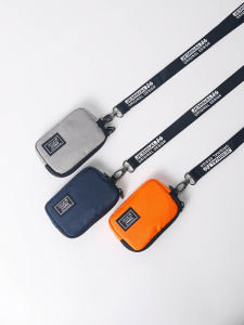 Canvas Mini Purse Key Case Male and Female Primary School Student Card Bag Bag Kids Mini Small Bag Boy with Lanyard Card Swiping