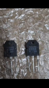 2SA1941 2SC5198 1 Pair Compatible TOSHIBA ( Recon ) A1941 C5198 PNP NPN 10A 140V TO-3P POWER AMP TRANSISTOR