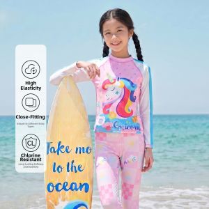 MiiOW | New Girls Long Sleeve Sun Protection Swimwear