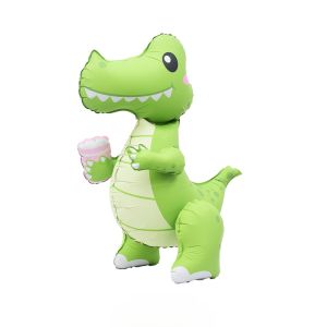 3D Cartoon Dinosaur Unicorn Animal Balloons Childrens Birthday Party Scene Decoration Props Standing 4D Stereoscopic Balloons