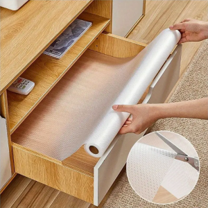 1 Cuộn Thảm Nhà Bếp Trong Suốt Thân Thiện Với Môi Trường EVA Chống Bám Bẩn Chống Thấm Dầu Chống Trơn Trượt Phong Cách Hiện Đại Hình Chữ Nhật Tấm Lót Tủ