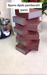 { NY ACC } Busa Ajaib Spons Amplas Pembersih Penghilang Karat Panci Pisau Besi