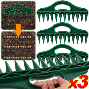 3Pcs Soil Spacer for Planting 12-Hole Hand Digger Spreader Hand Held Tools Waterproof Planting Aid for Efficient Gardening
