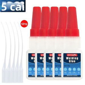 LOOLIFL | Keo Dán Siêu Dính Đa Năng Siêu Mạnh Gốc Cyanoacrylate Khô Nhanh Dùng Cho Kim Loại Nhựa Gỗ Gốm Sứ - Dùng Trong Nhà Tự Làm Công Nghiệp