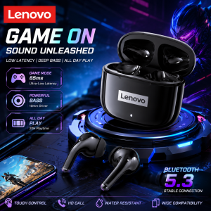 Lenovo | Lenovo LP40 Pro TWS Wireless Headphones Bluetooth 5.4 HiFi Stereo Earphones Gaming Sports Touch Control HD Call With Mic Earbuds