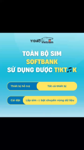 Sim Du Lịch Nhật Bản Hỗ Trợ Dùng TT Sim Nhật Bản Data Ngày Tốc Độ Cao 4G/5G Nhà Mạng Softbank