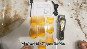 HIENA Professional Hair Clipper for Men Cordless All Metal Hair Trimmer Razor Clipper For Barber Original Hair Clipper with LCD Digital Display Hair Cutting Machine