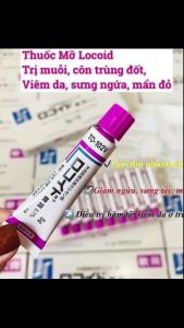 Kem Bôi Vết Đốt Côn Trùng Muỗi Đốt Rokoito Locoid Ointment Nhật Bản 5g