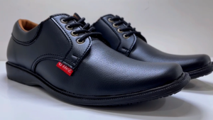 Sepatu Pantofel Paskibra Tali Formal Kerja Resmi Bisnis Sekolah Hitam Kulit Sintetis Pria DBEZ