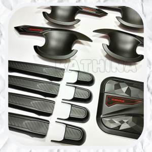 Paket Outer Handle Tank Cover Pintu Mobil Sigra 2016 Hitam Diamond