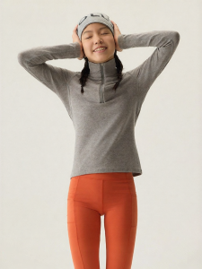 JOLLY BEAN | Multi-Season Machine Washable Half-Zip Merino TENCEL Running Top