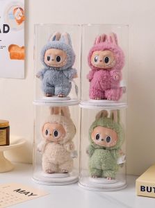 Cylindrical Display Case for Collectibles Blindbox Collectibles Toys Etc.