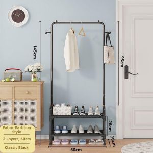 Mobile and Easy Assembly Clothes Rack