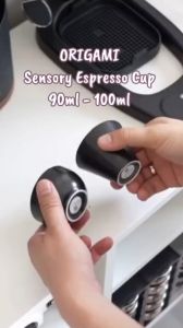 Ly sứ ORIGAMI Sensory Espresso Cup 80ml không quai